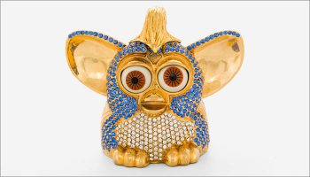 diamond-encrusted Furby