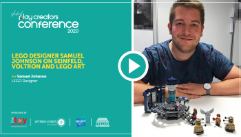 LEGO designer Samuel Johnson on Seinfeld, Voltron and LEGO Art, Play Creators Conference