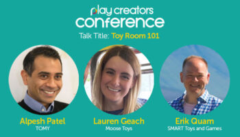 Play Creators Conference, Play Creators Festival, Alpesh Patel, TOMY, Lauren Geach, Moose Toys, Erik Quam, SMART