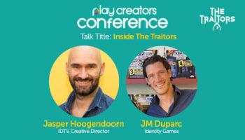 IDTV, Identity Games, The Traitors, Play Creators Conference, Play Creators Festival, Jasper Hoogendoorn, JM Duparc