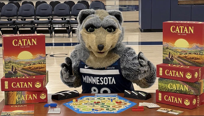 CATAN, Asmodee, Minnesota Timberwolves, Mike Resnick, Kevin Hovdestad